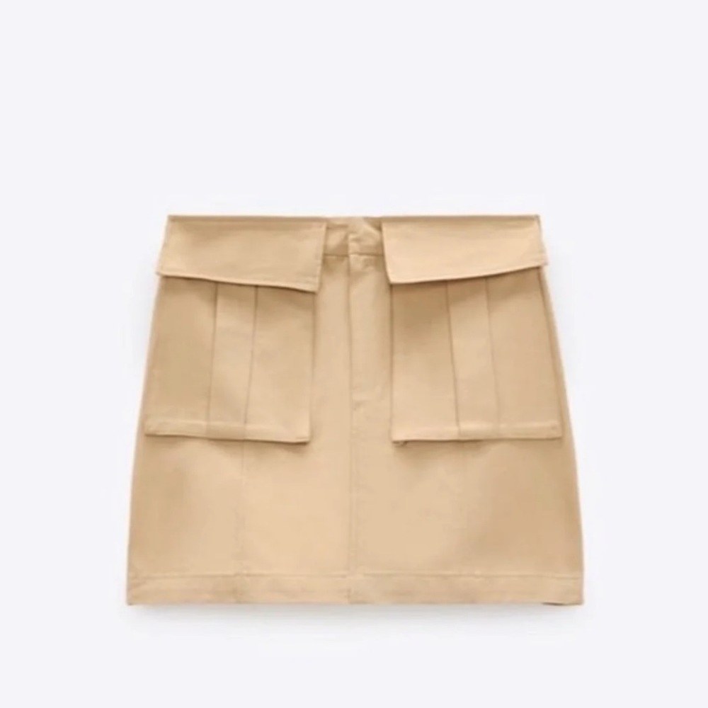 Zara rustic pocket skirt
